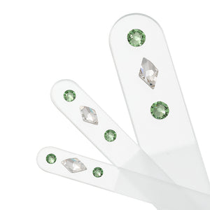 Diamond Swarovski® Crystal 3 Piece Set - Green